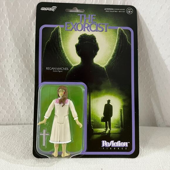 SUPER7 The Exorcist ReAction Regan MacNeil Figure 3.75" NEW - Picture 1 of 2